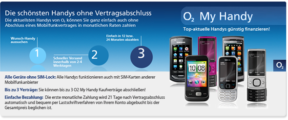 o2 My Handy ohne Vertrag